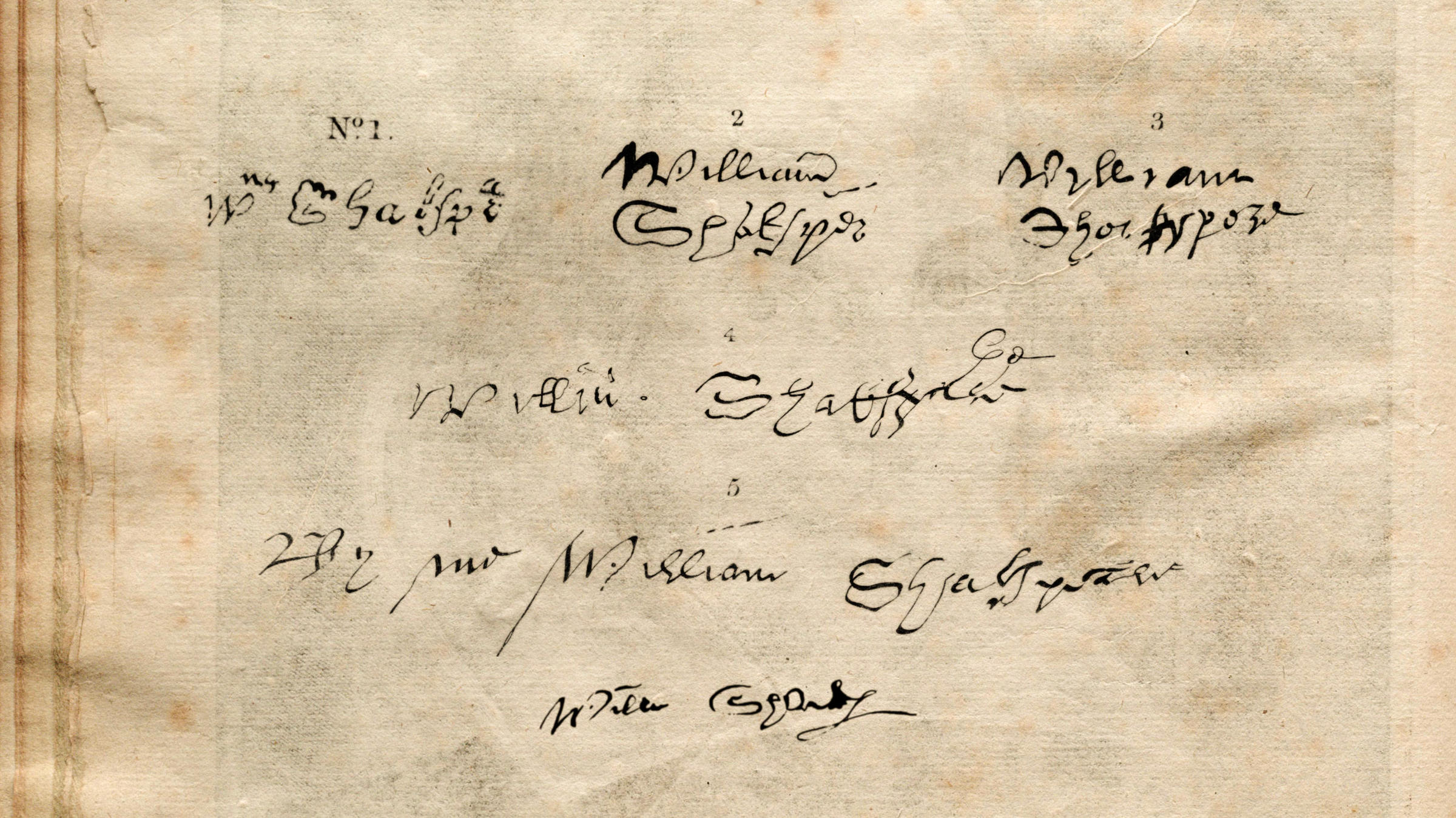 Shakespeare's Signatures